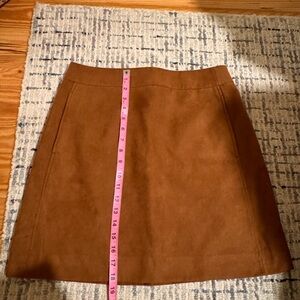 J. Crew Tan Mini Skirt